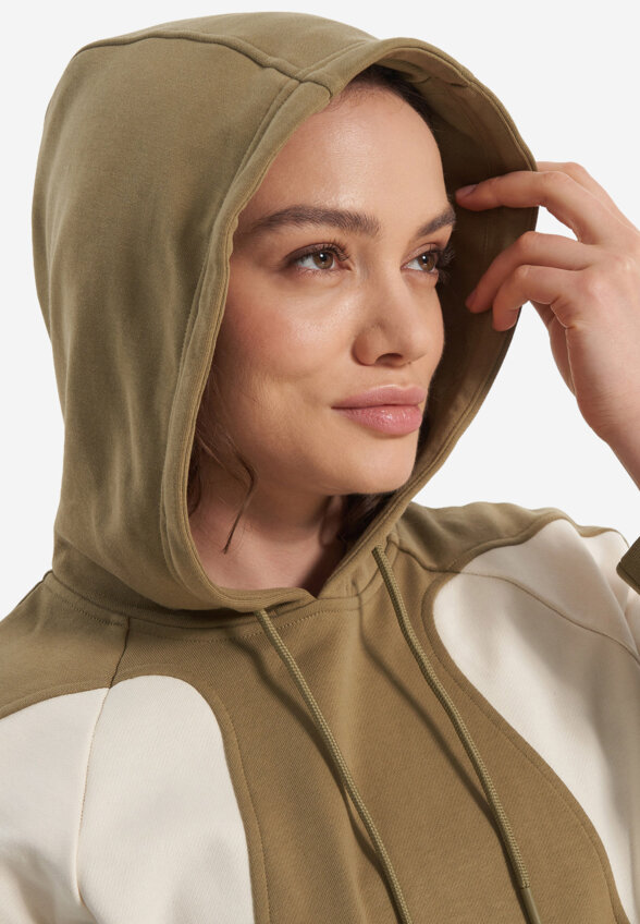 Худи женское Demix Brand Love Pack, Зеленый