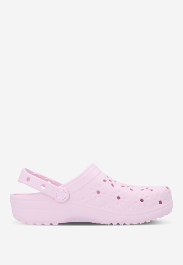 Сабо женские Crocs Classic Floral Cut Out, Розовый