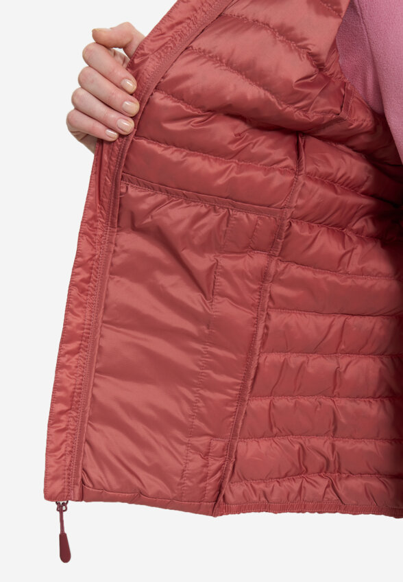 Жилет пуховый женский Jack Wolfskin Pilvi, Красный