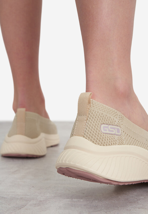 Слипоны женские GSD, Бежевый