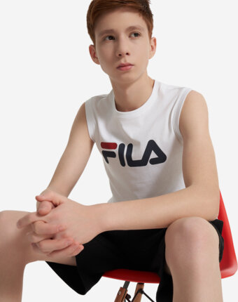 Майка для мальчиков FILA, Белый женщинам