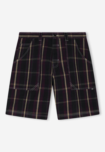Шорты мужские оверсайз Quiksilver Mercury Check, Черный