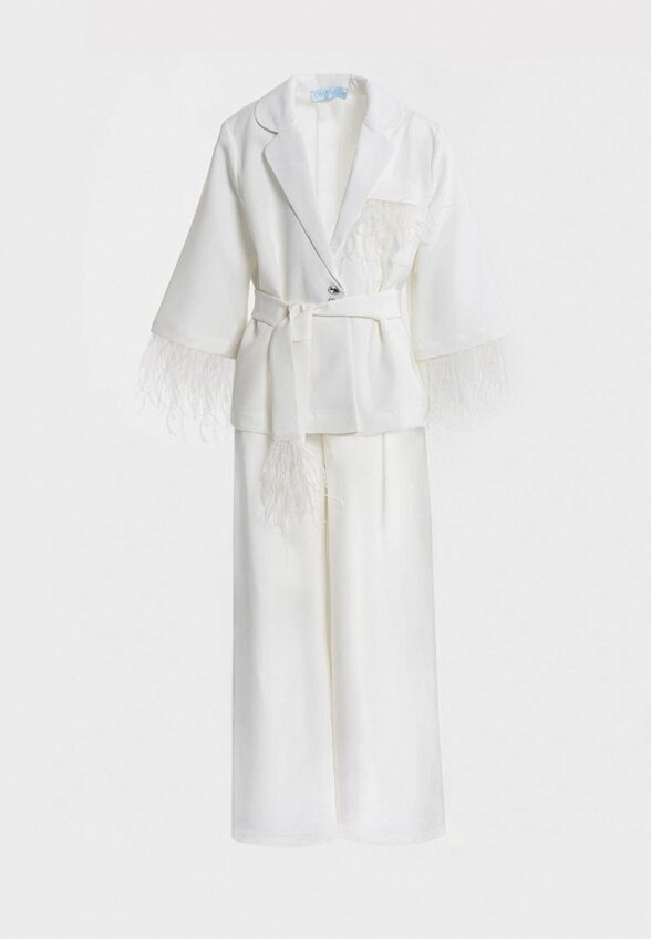 Жакет и брюки Charmy White