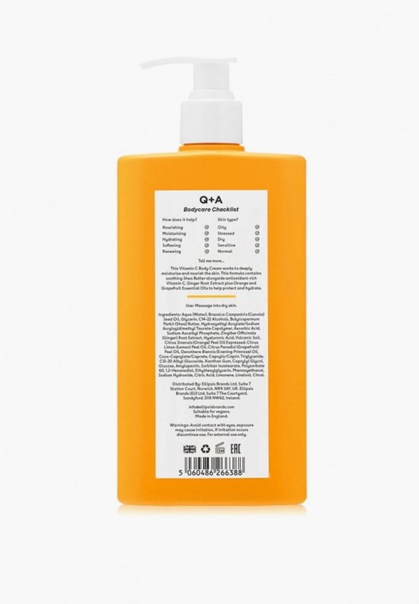 Крем для тела Q+A
