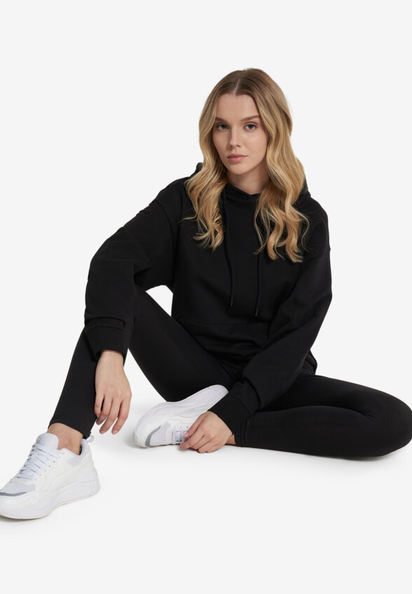 Худи женское PUMA Relaxed, Черный