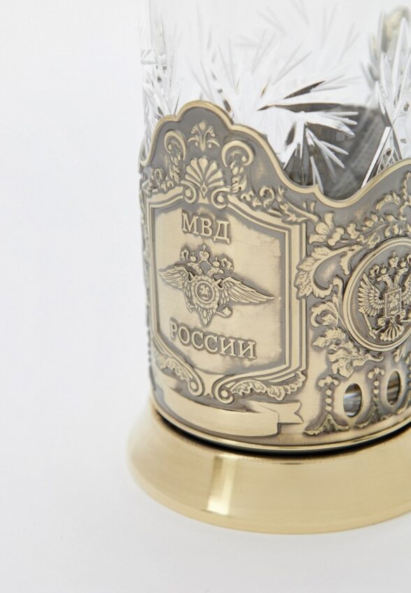 Стакан с подставкой Кольчугинский мельхиор