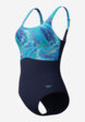 Купальник слитный женский Speedo Print Contour Eclipse, Черный9  - превью