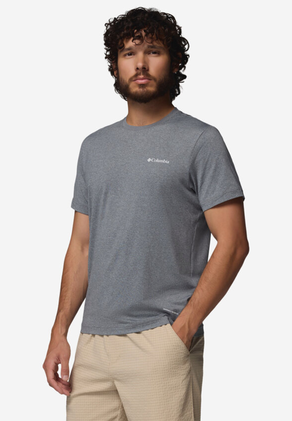 Футболка мужская Columbia Parsons Point SS Logo Tee, Серый