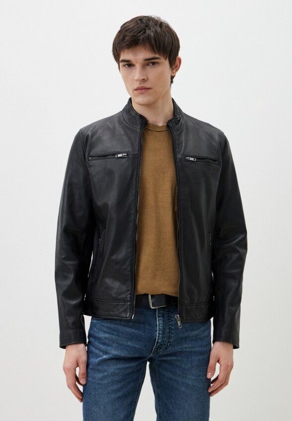 Куртка кожаная Urban Fashion for Men