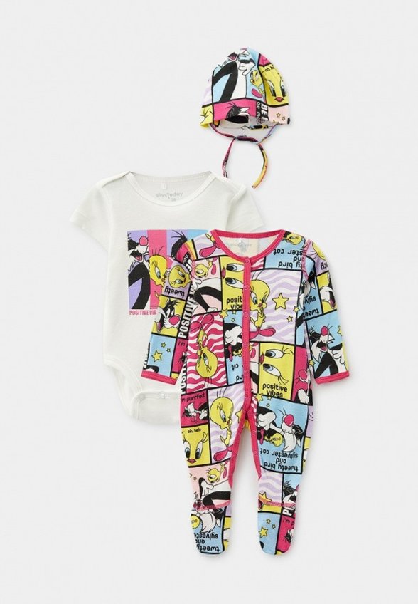 Комбинезон, боди и шапочка PlayToday