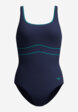 Купальник слитный женский Speedo Solid Contour Eclipse, Синий7  - превью