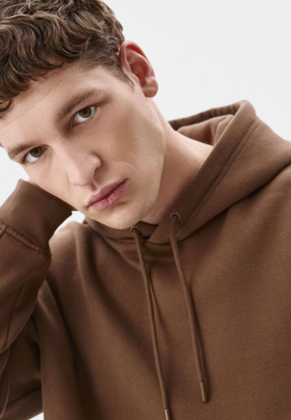 Худи REGULAR FIT из футера с начесом