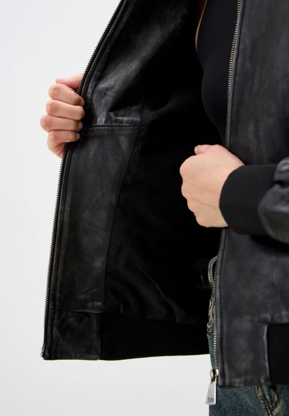 Куртка кожаная Снежная Королева