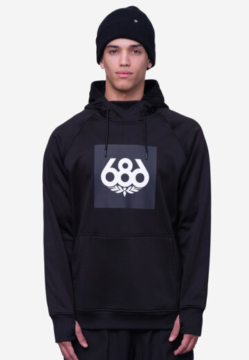 Худи мужское 686, Черный