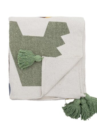 Плед Блумингвиль МИНИ (Bloomingville MINI) "Меммо", мультиколор, 160 х 130 см детям