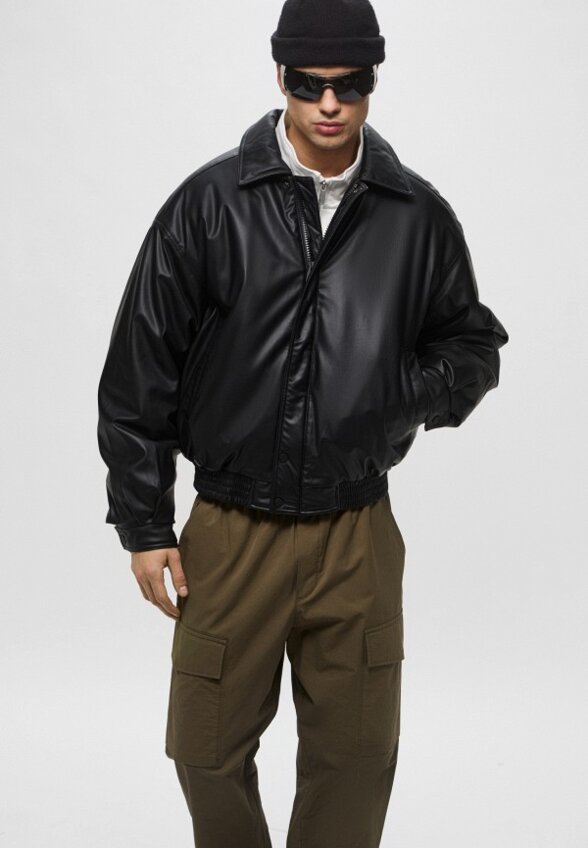 Куртка кожаная утепленная Befree