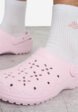 Сабо женские Crocs Classic Floral Cut Out, Розовый9  - превью