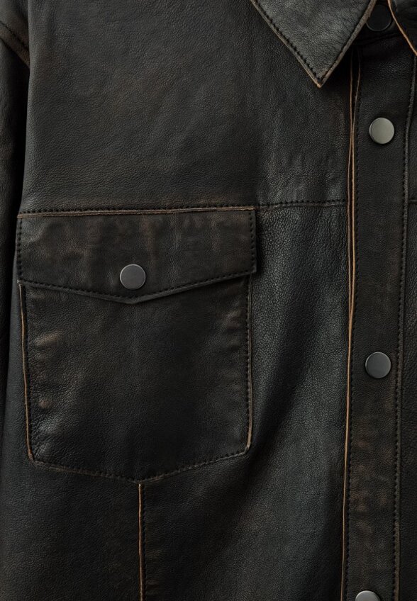 Куртка кожаная Jorg Weber