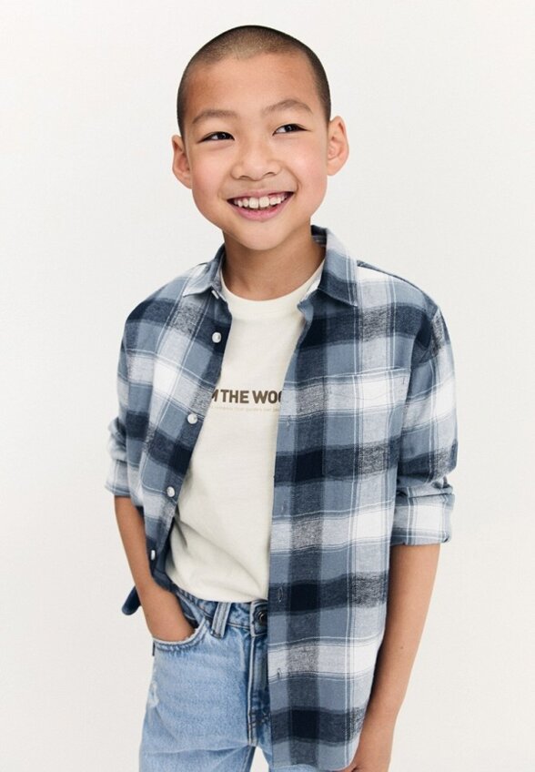 Рубашка Mango Kids