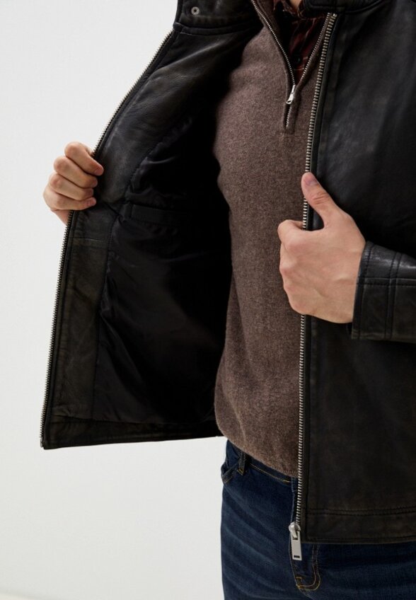 Куртка кожаная Jorg Weber