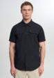 Рубашка с коротким рукавом мужская Columbia Silver Ridge 2.0 Short Sleeve Shirt, Черный2  - превью