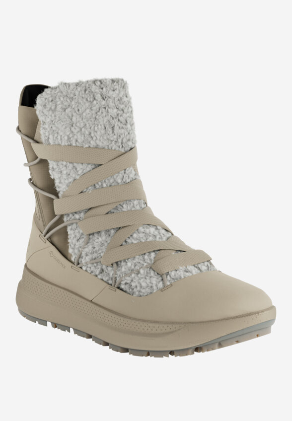Сапоги утепленные женские Ecco Solice GTX, Бежевый