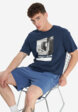 Футболка мужская DC Shoes Essy Street Scene, Синий1  - превью