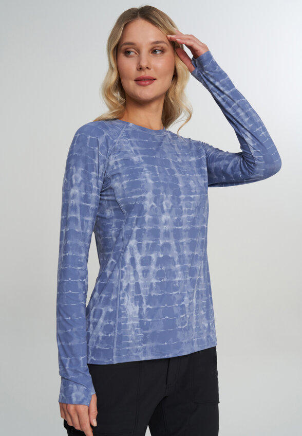 Лонгслив женский Mountain Hardwear Crater Lake Long Sleeve, Синий
