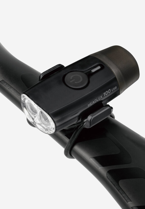 Фонарь велосипедный передний Topeak HeadLux 100 USB, Черный