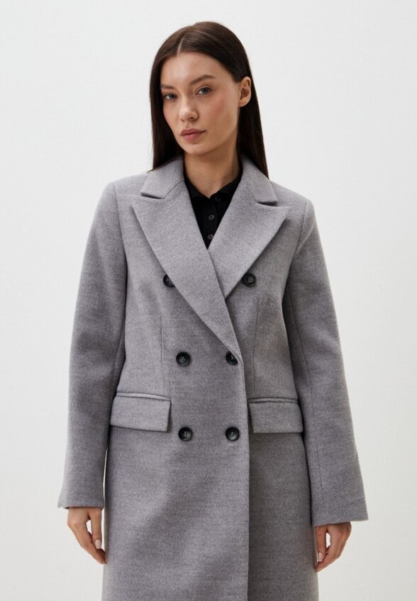 Пальто двубортное Neohit