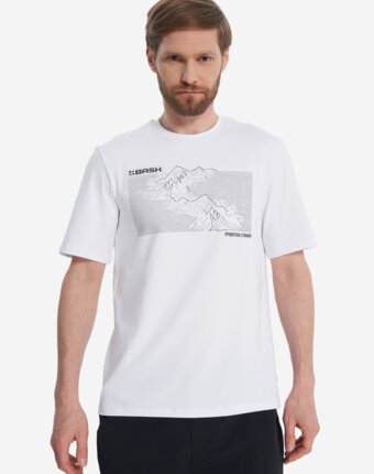 Футболка мужская Bask Topography Mt V2, Белый женщинам
