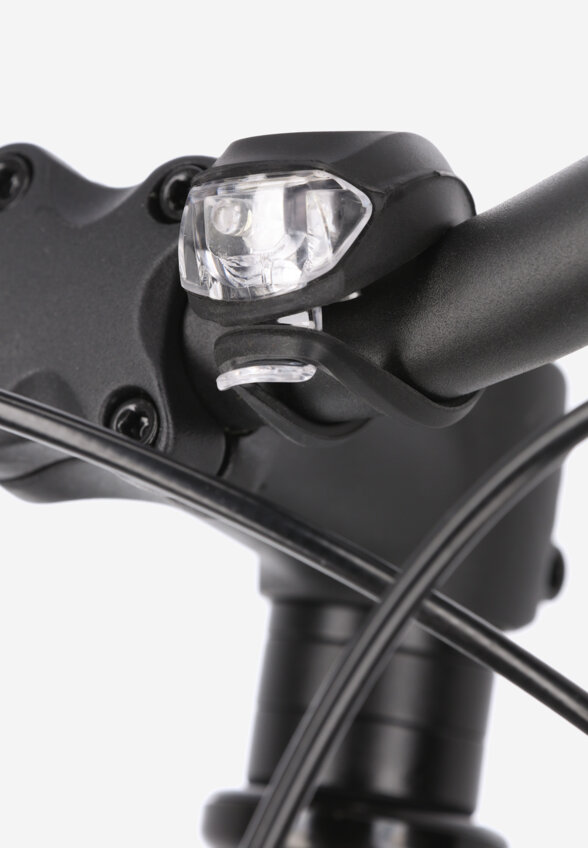 Фонарь велосипедный передний габаритный Cyclotech CFL-4, Черный