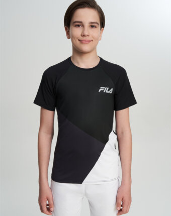 Футболка для мальчиков FILA, Черный женщинам