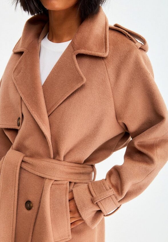 Пальто двубортное Droid&I