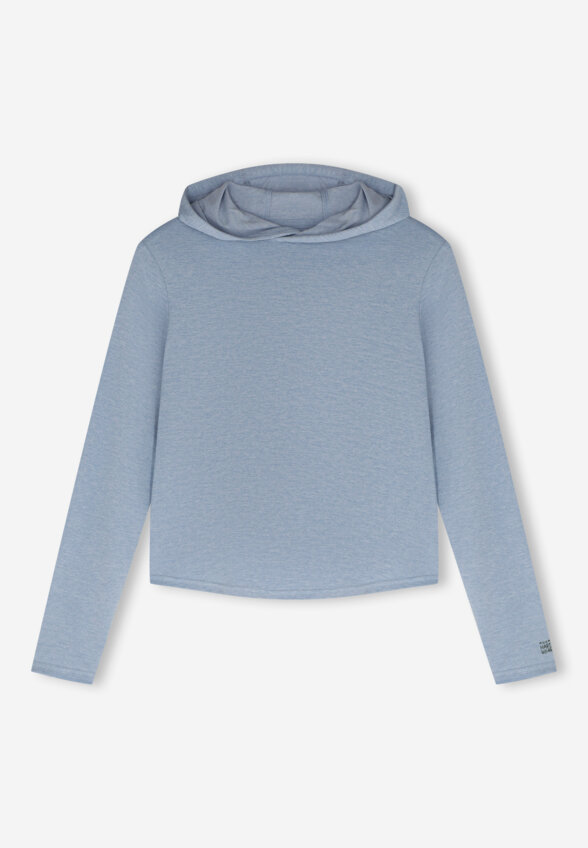 Худи женское Mountain Hardwear Sunblocker Long Sleeve Hoody, Голубой