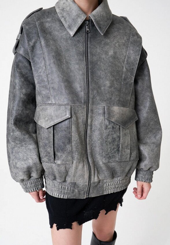 Куртка кожаная Patratskaya