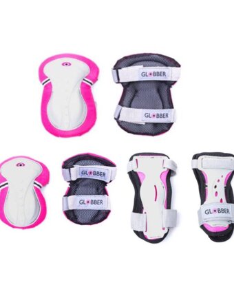 Защитный комплект GLOBBER "Protective junior set" XXS, розовый женщинам