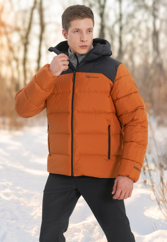 Пуховик мужской Outventure, Оранжевый