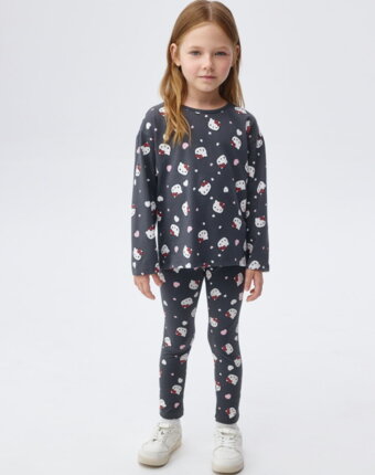 Лонгслив с принтом Hello Kitty для девочек детям
