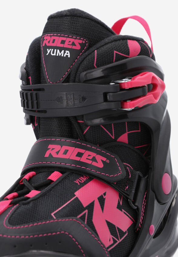 Коньки раздвижные детские Roces Yuma, Черный