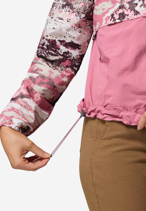 Ветровка женская Columbia Spire Valley Printed Windbreaker, Розовый