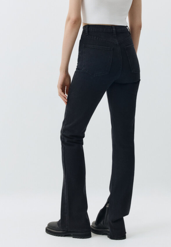 Джинсы SLIM FIT с разрезами