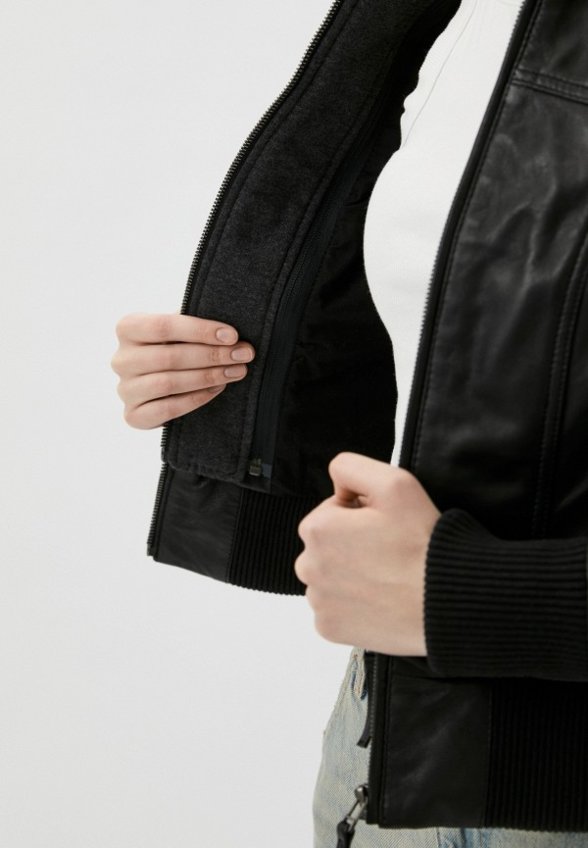 Куртка кожаная Serge Pariente