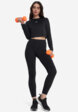 Лонгслив женский Reebok Paige Core, Черный4  - превью