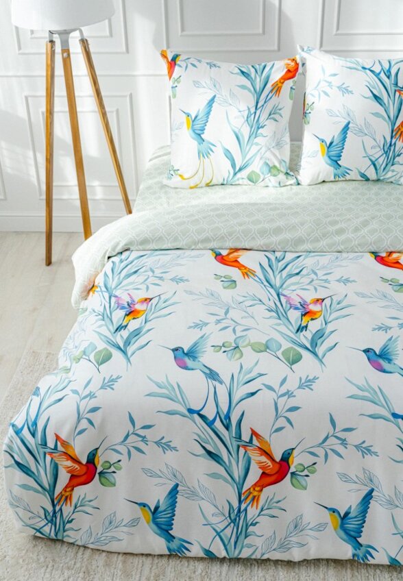 Постельное белье 1,5-спальное Павлина