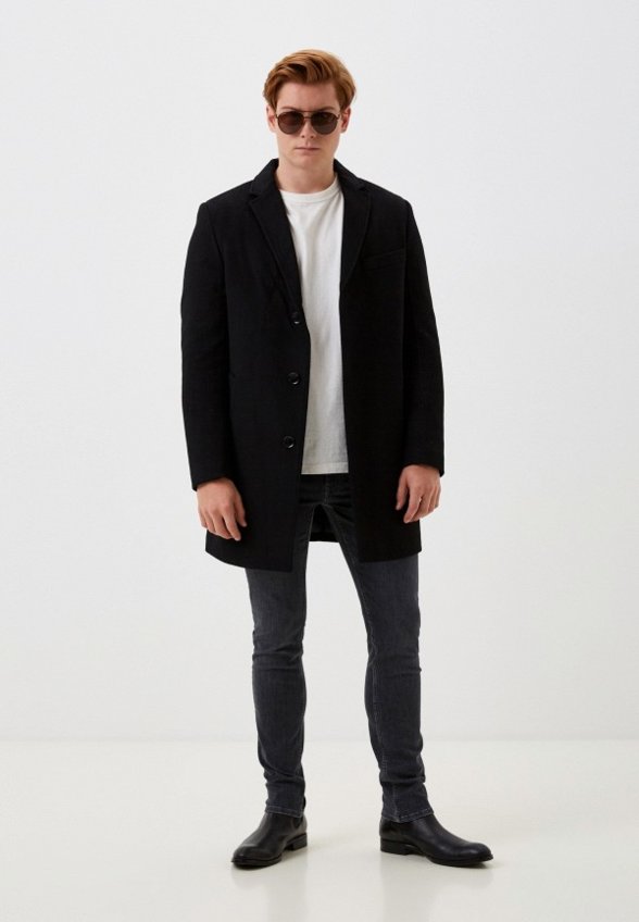 Пальто однобортное Al Franco