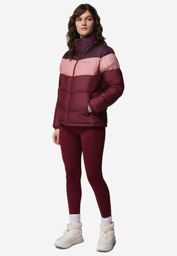 Куртка утепленная женская Columbia Puffect II Colorblock Jacket, Красный