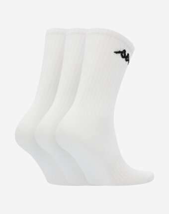 Носки Kappa, 3 пары, Белый женщинам