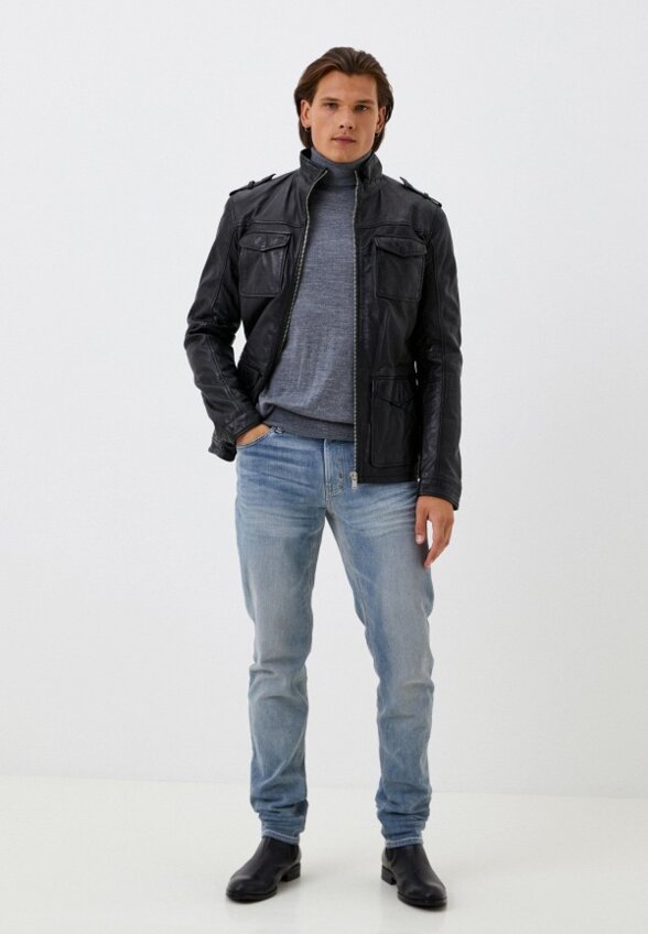 Куртка кожаная Jorg Weber