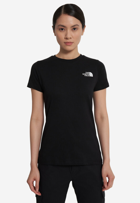 Футболка женская The North Face Box Nse Slim, Черный